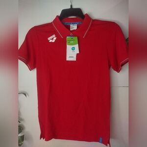 Arena Team Polo Red Shirt XS
